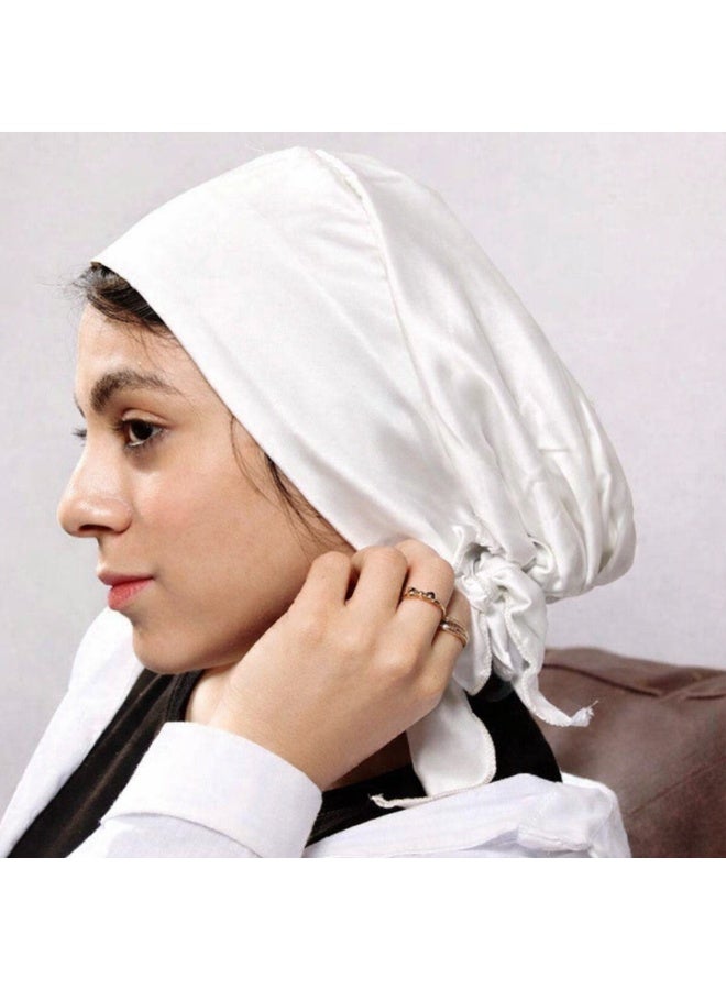 HERS 100% Satin Hairband – Protective Hair Accessory for Curls and Natural Hairstyles, Reduces Friction and Hair Damage, Ideal for Sleeping or Wearing Under Headgear - Image 1